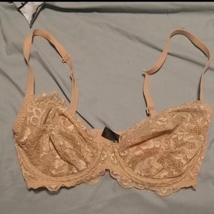 Unlined Lace Bra 32DD